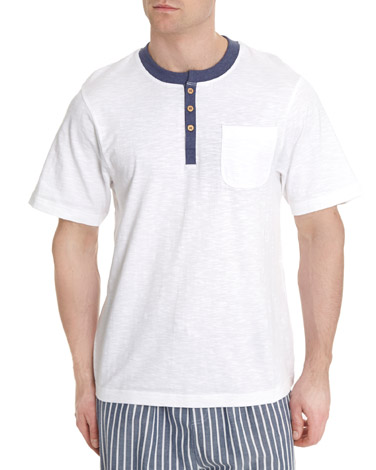 White Pyjama T-Shirt